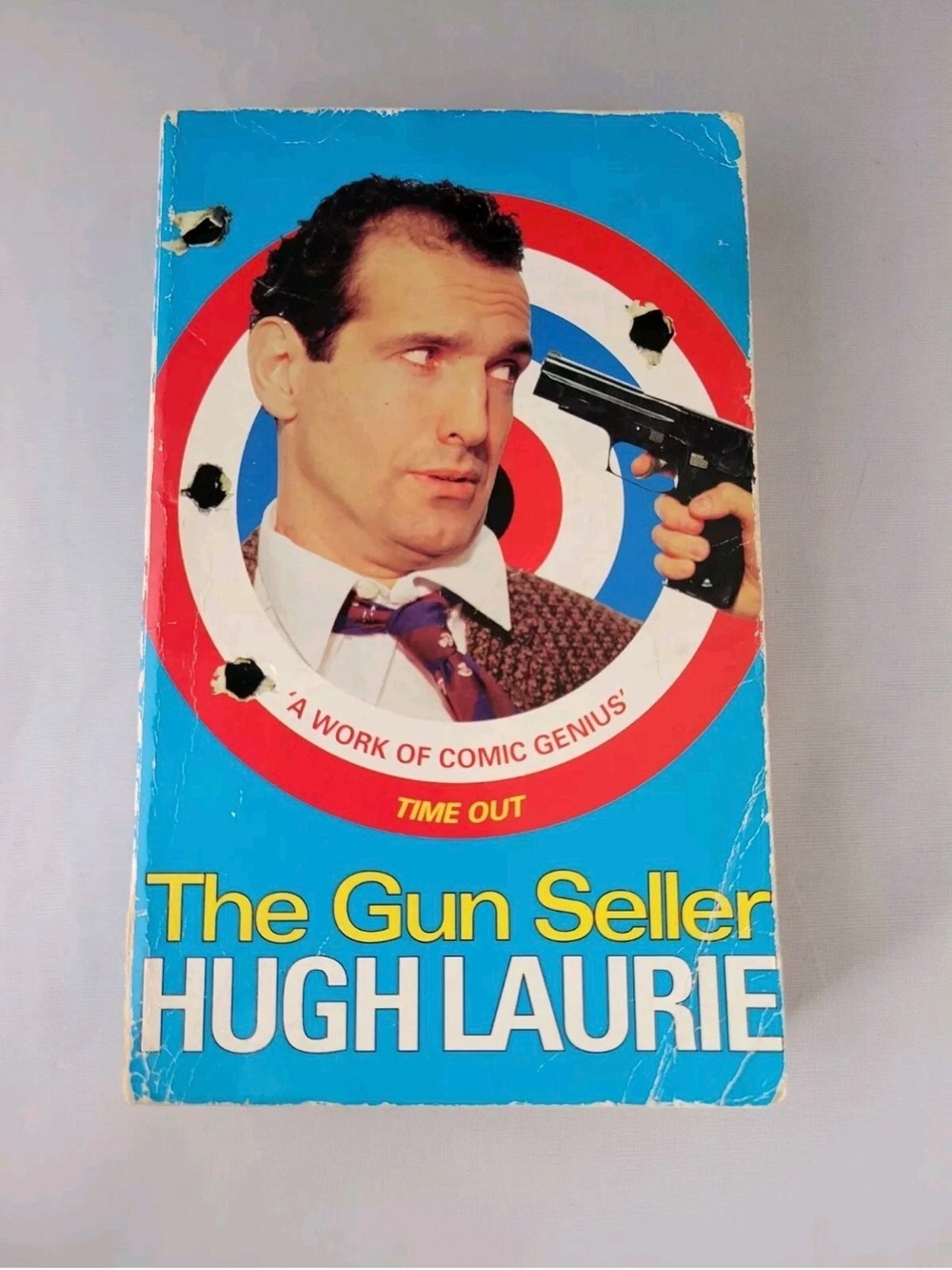 Vintage 1997 paperback The Gun Seller by Hugh Laurie. Arrow Books used good